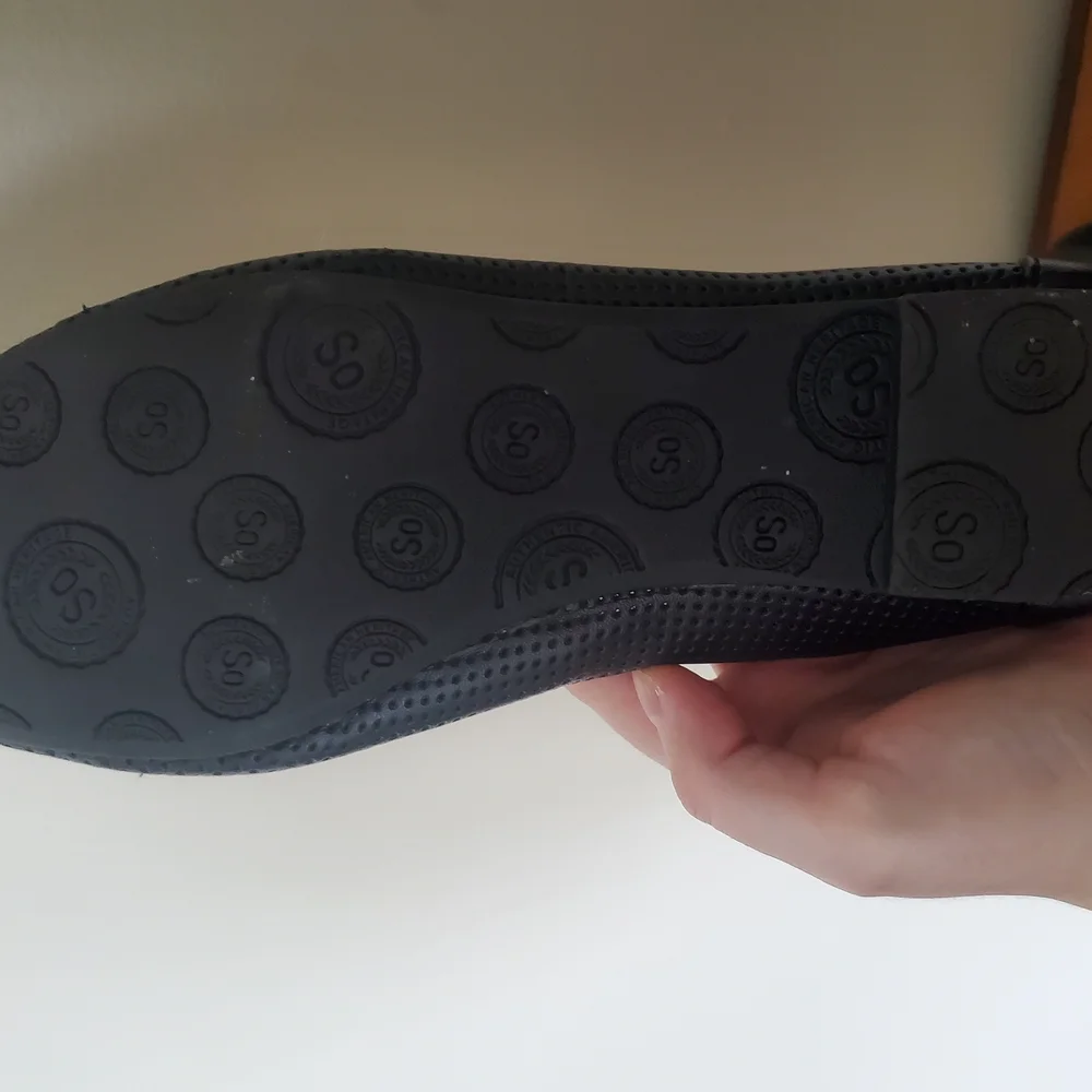 Black Women's Ballet Flats - Picture 5 of 6